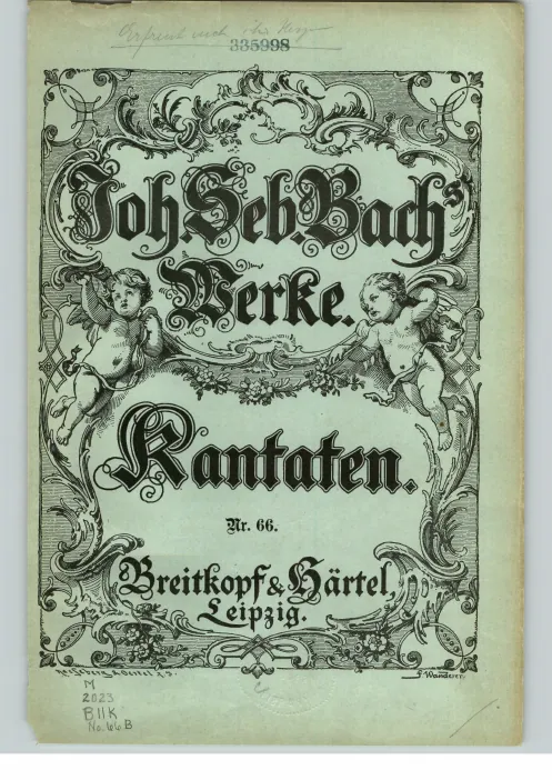 First page of Erfreut euch, ihr Herzen