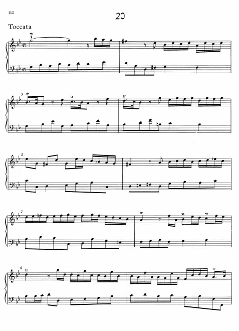 First page of Toccata