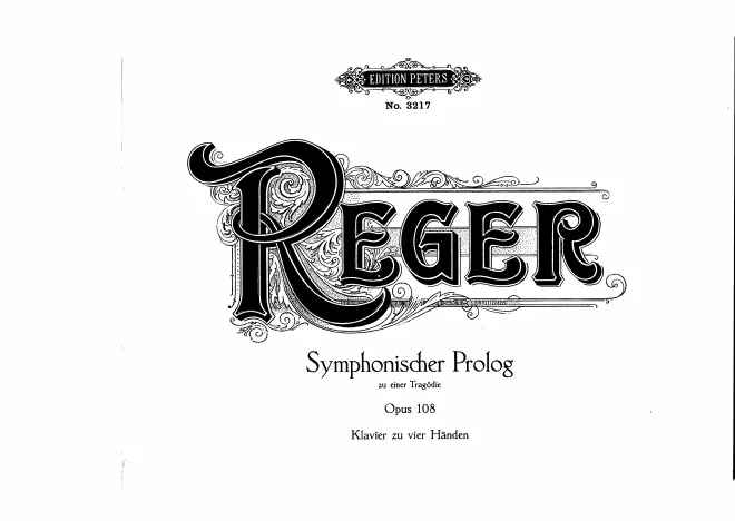 First page of Symphonischer Prolog zu einer Tragödie
