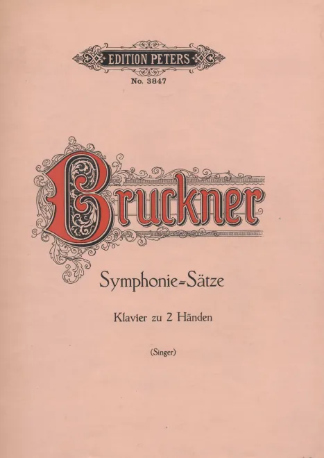 First page of Symphonie-Sätze