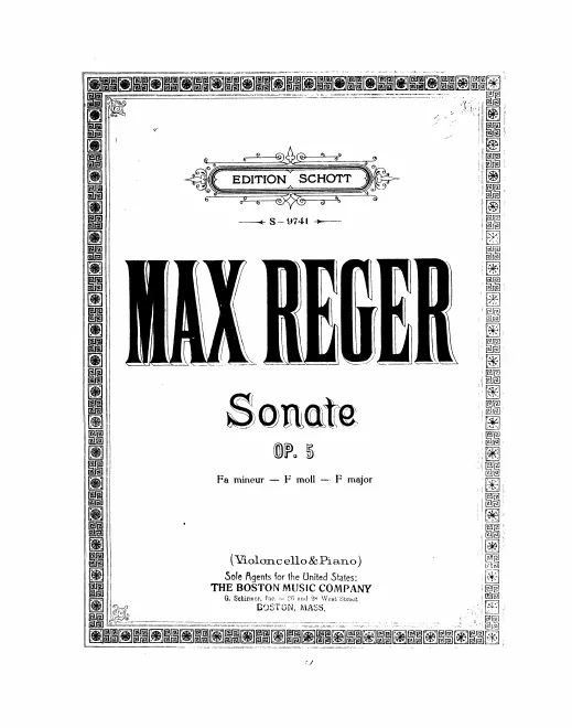 First page of Cello Sonata No.1