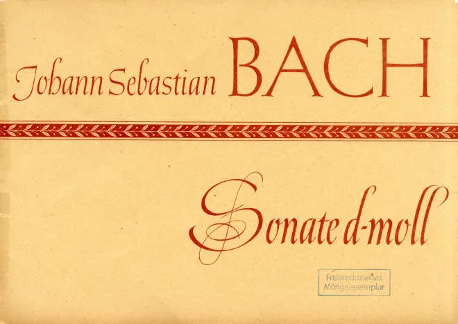 First page of Sonata