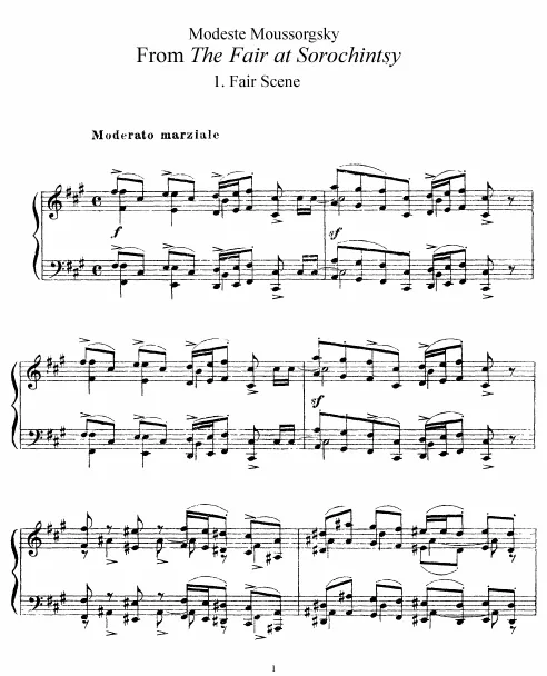 First page of Sorochyntsi Fair