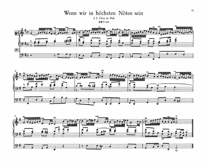 First page of Wenn wir in höchsten Nöten sein