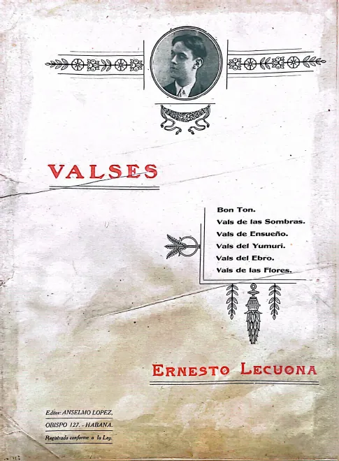 First page of Álbum de Valses