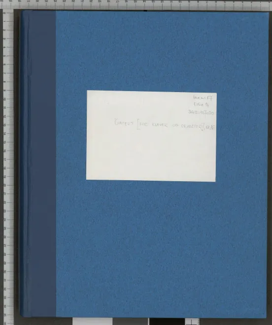 First page of Piano Concerto in