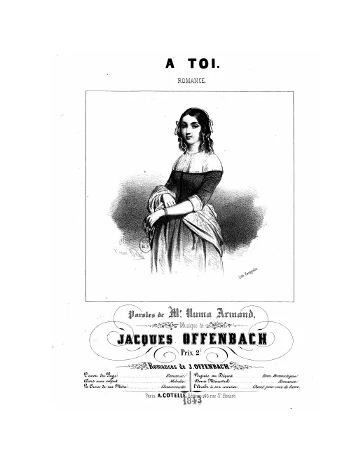 First page of À toi