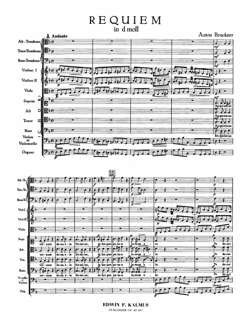 First page of Requiem