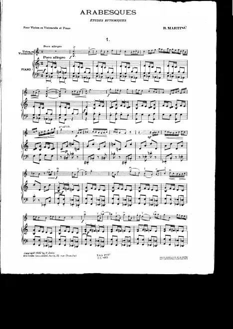 First page of 7 Arabesques