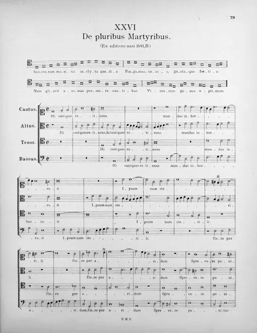 First page of Sanctorum meritis
