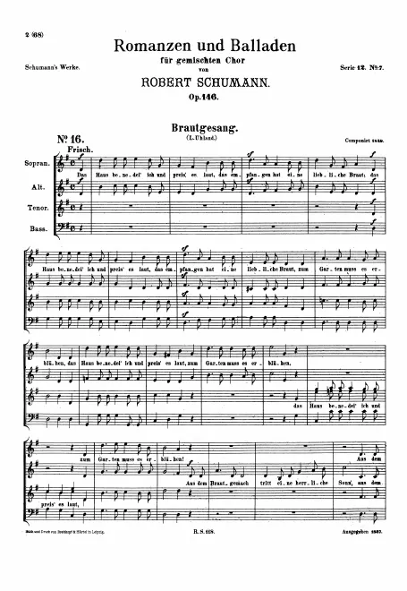 First page of Romanzen und Balladen