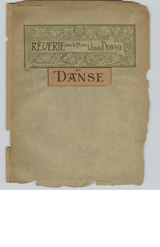 First page of Danse