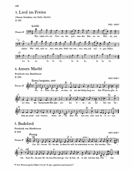 First page of Badelied