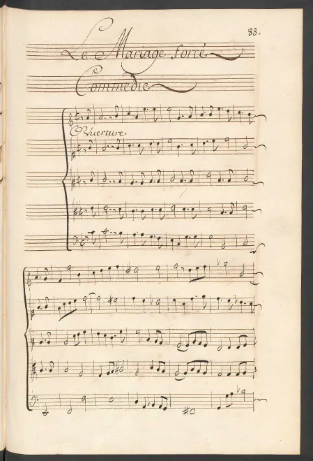 First page of Le mariage forcé