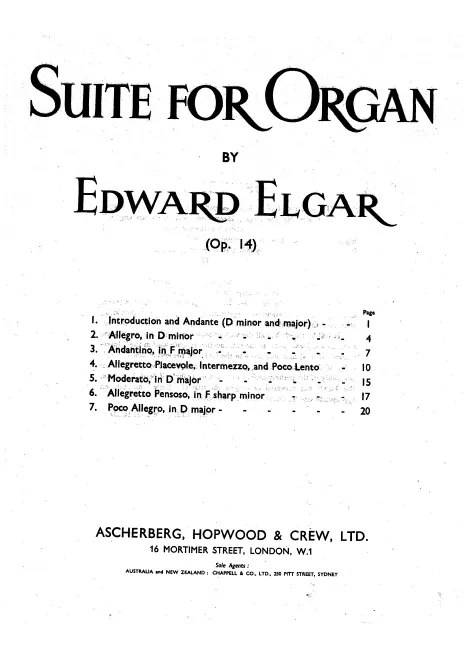 First page of 11 Vesper Voluntaries