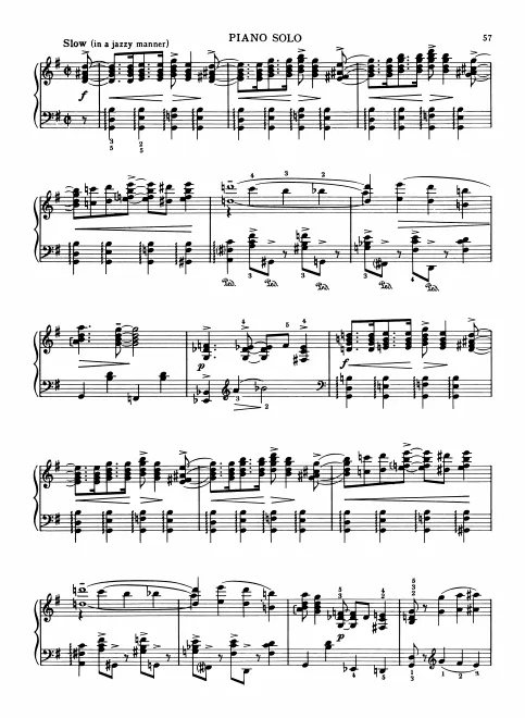 First page of Sweet and Low-Down