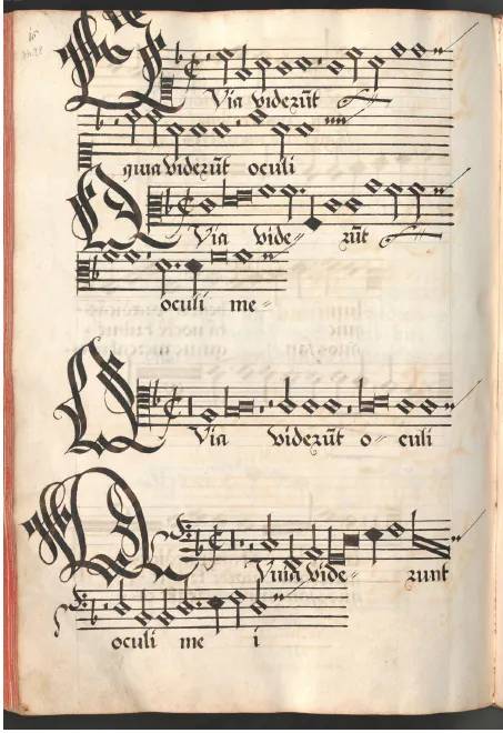 First page of Nunc dimittis sexti toni