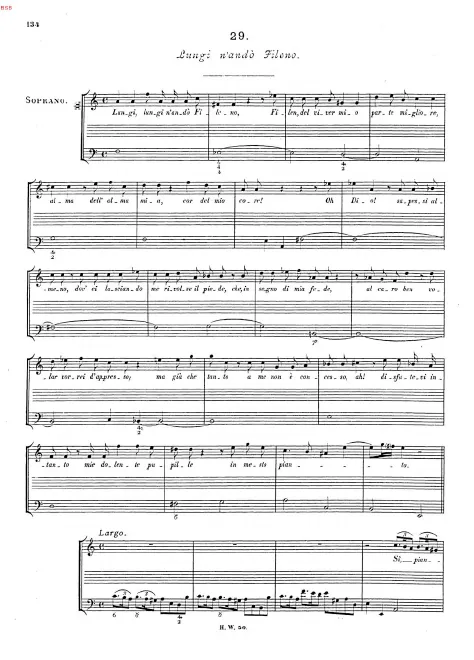 First page of Lungi n'andò Fileno