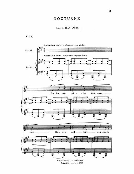 First page of Nocturne