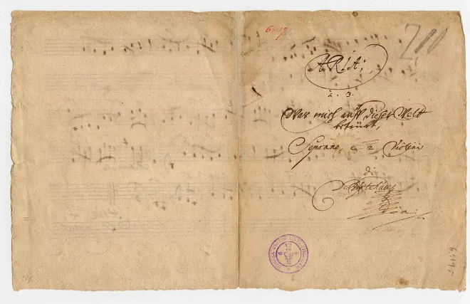 First page of Was mich auf dieser Welt betrübt