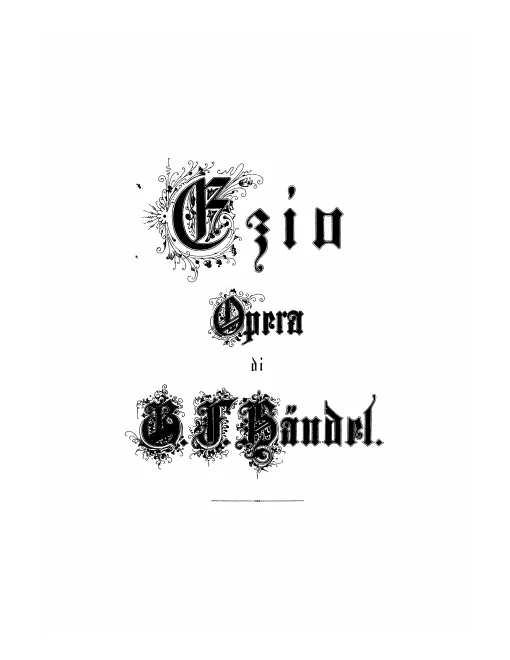 First page of Ezio