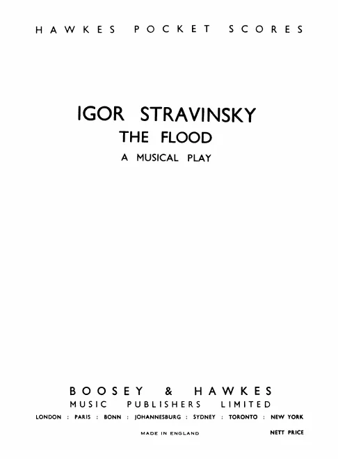 First page of The Flood
