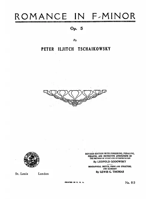 First page of Romance