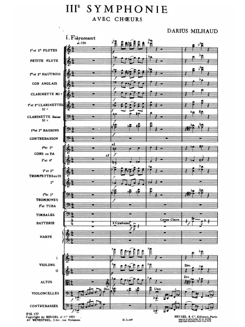 First page of Symphony No.3