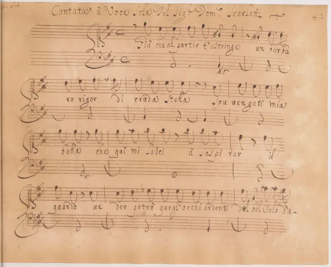 First page of Già che al partir t'astringe