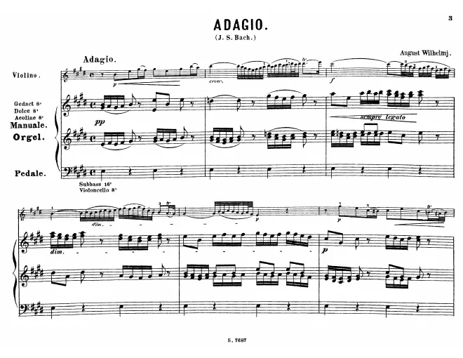 First page of Sonate für Clavier und Violine