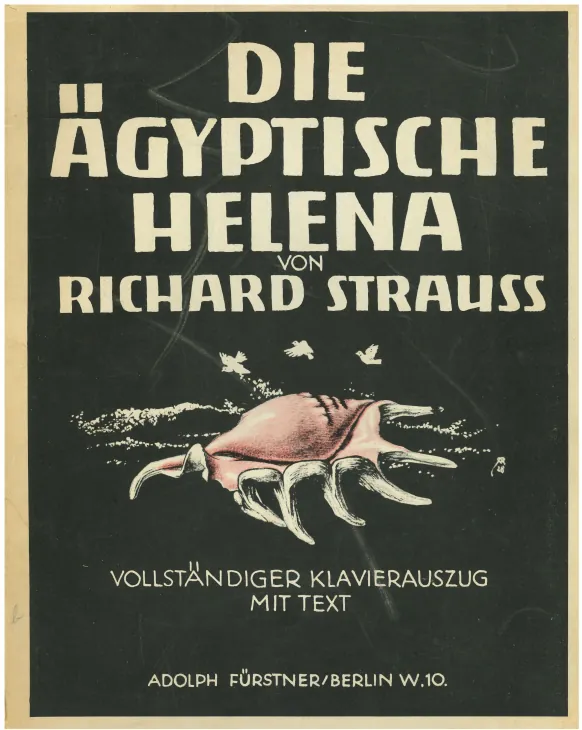 First page of Die ägyptische Helena