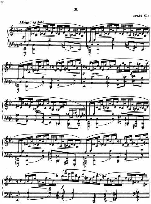 First page of Etudes-tableaux