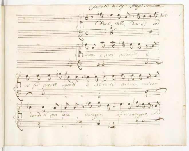 First page of Dov’è Filli, dov’è