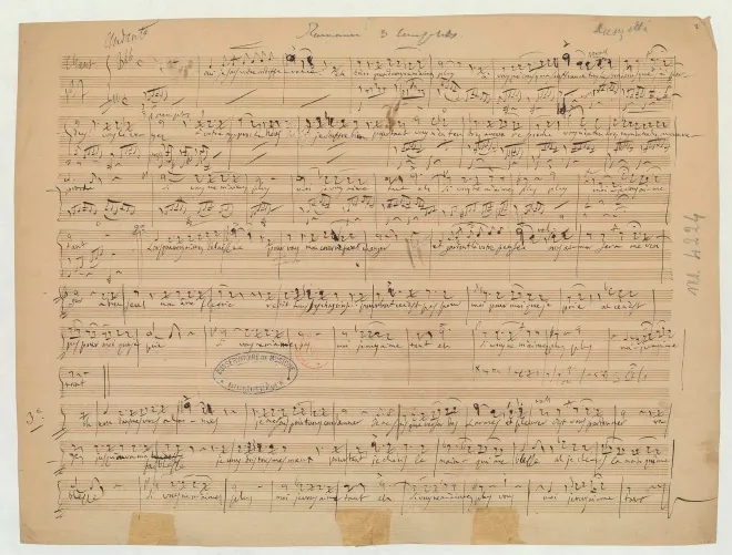 First page of Oui, je sais votre indifférence