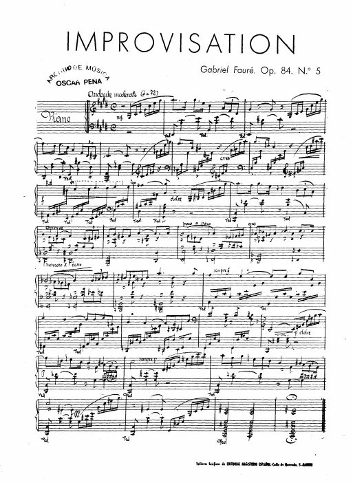 First page of Huit Pièces brèves