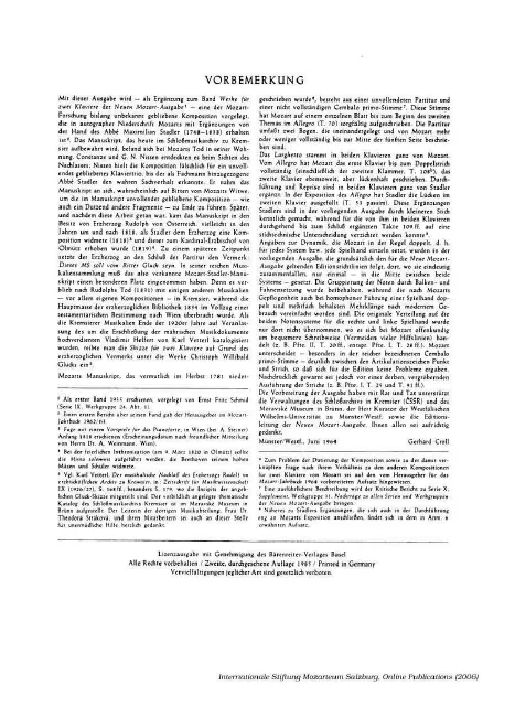 First page of Larghetto und Allegro in Es für zwei Klaviere