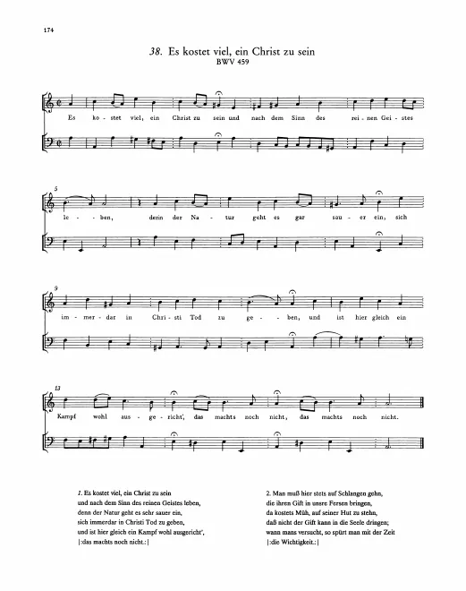First page of Es kostet viel, ein Christ zu sein