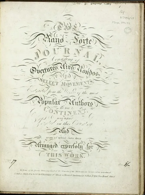 First page of Rondo in E-flat major