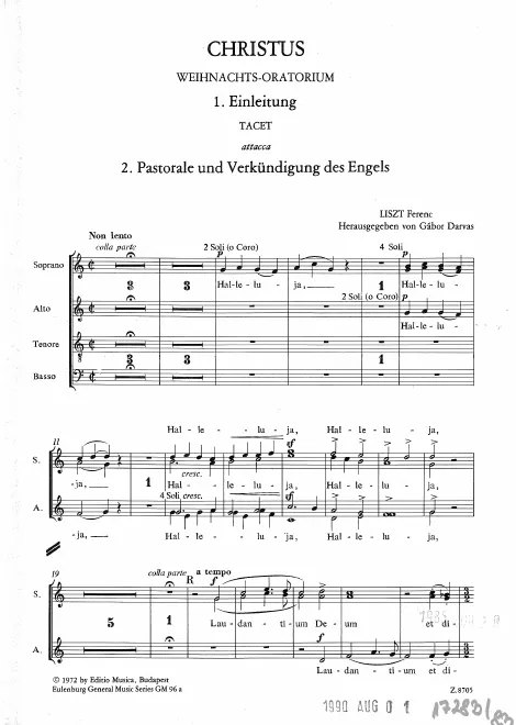 First page of Christus