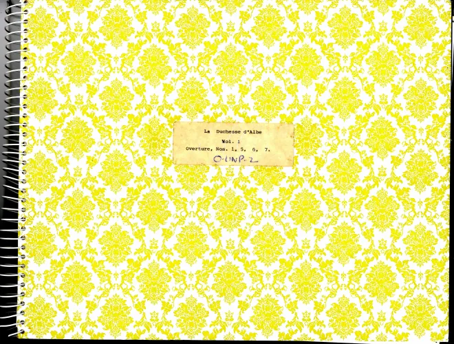 First page of La duchesse d'Albe
