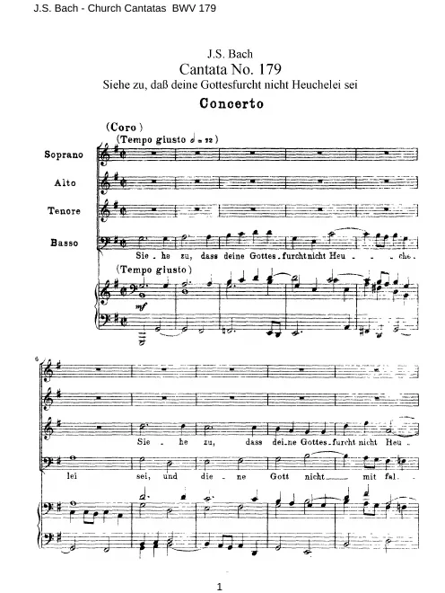 First page of Siehe zu, dass deine Gottesfurcht