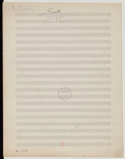 First page of Violin Sonata No.2