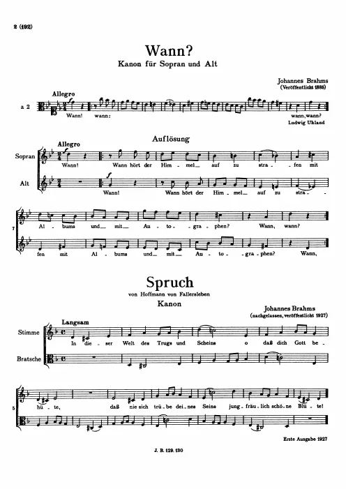 First page of Spruch