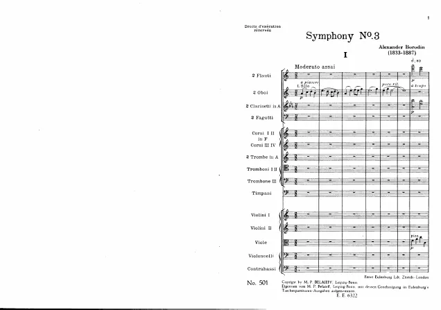 First page of Symphony No.3
