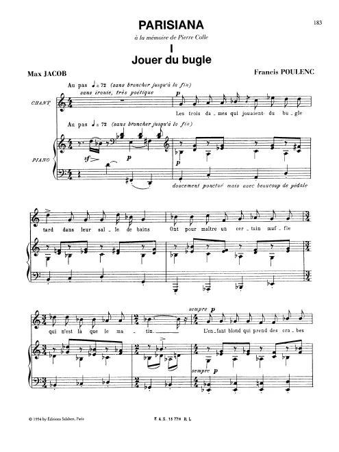 First page of Parisiana