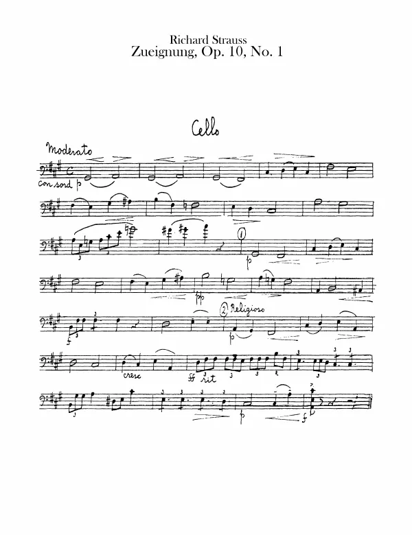 First page of 8 Gedichte aus "Letzte Blätter"