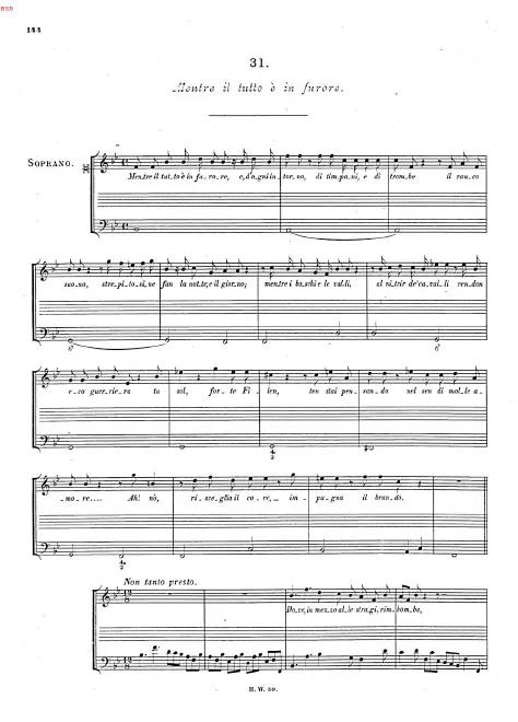 First page of Mentre il tutto è in furore