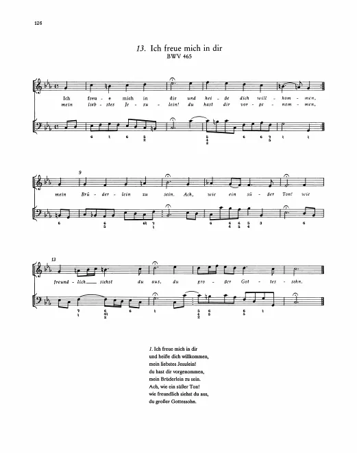 First page of Ich freue mich in dir