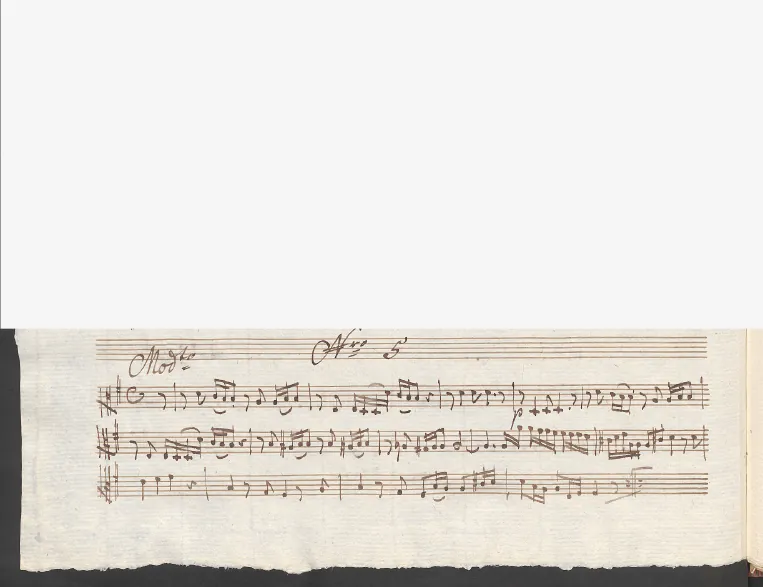 First page of Baryton Trio in G major, Hob.XI:53