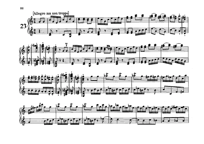 First page of Flötenuhr in C major, Hob.XIX:15